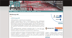 Desktop Screenshot of pmenergo.hu